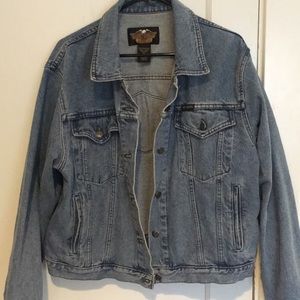 Women’s Vintage Harley Davidson Denim Jacket